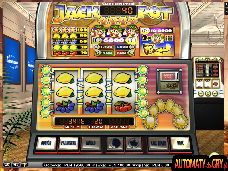 Jackpot 6000 - Automat do Gry