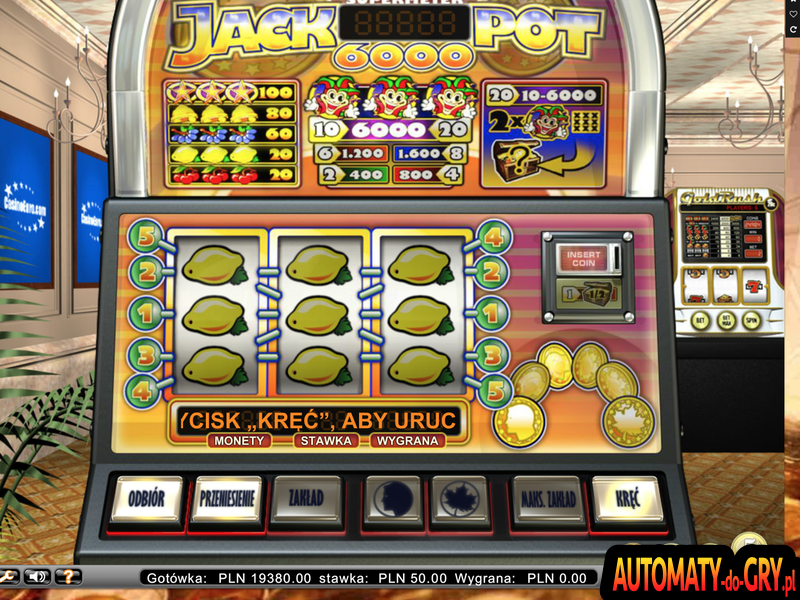 Jackpot 6000 - Automat do Gry